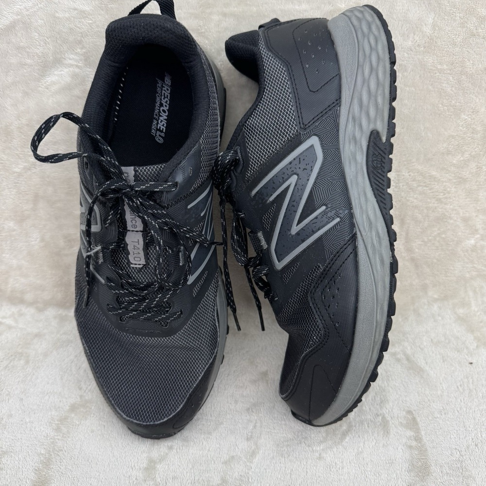 New Balance T410 V8 Trail Running Shoes Black Gray Men's Size 13 4E Wide - Picture 3 of 9
